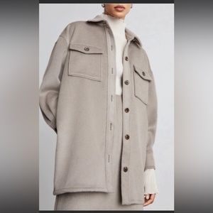 Whowhatwear collection - Light Grey Shacket